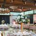 Blush and Gold Dining Table