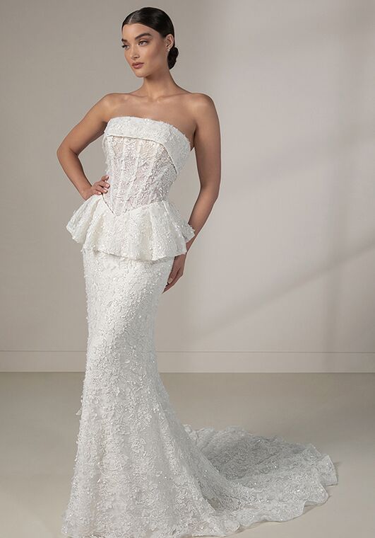 Martina Liana Luxe LE1411 Column Wedding Dress - 2