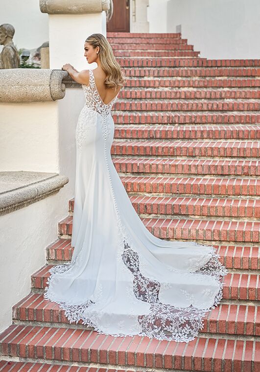 Jasmine Couture Levi Fit-and-Flare Wedding Dress - 4