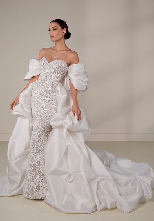 Martina Liana Luxe LE1445 Column Wedding Dress - 3
