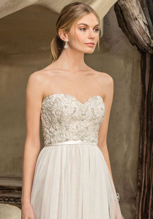 Casablanca Bridal Style 2296 Piper Sheath Wedding Dress - 3