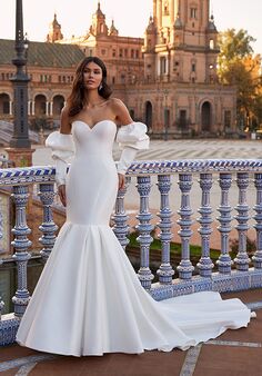 Moonlight Couture H1543 Mermaid Wedding Dress