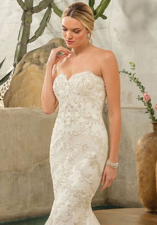 Casablanca Bridal Style 2298 Dakota Mermaid Wedding Dress - 4