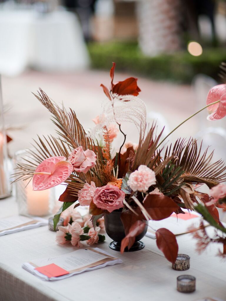 Wedding Centerpieces Elegant Boho