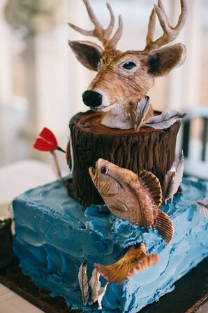 Deer-Head Groom's Cake