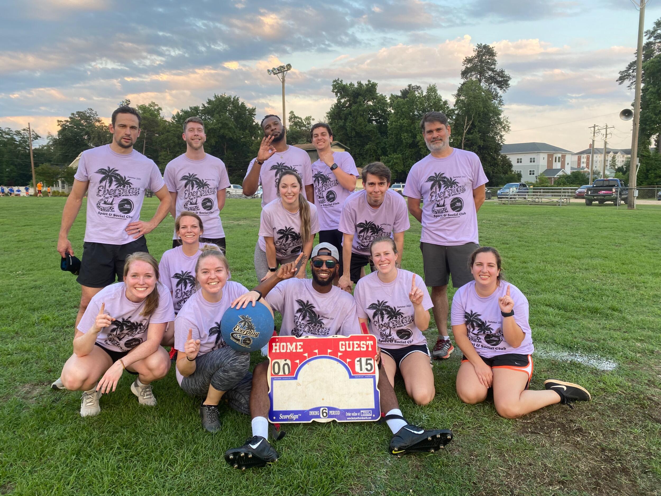 First kickball season. 