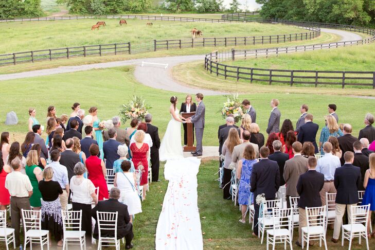 Rixey Manor Outdoor Ceremony