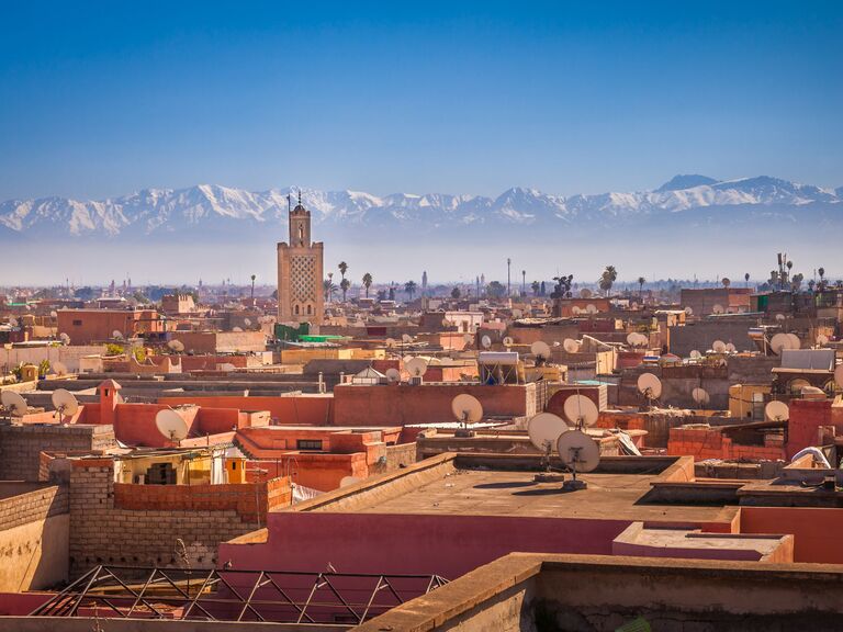 marrakech and atlas mountains