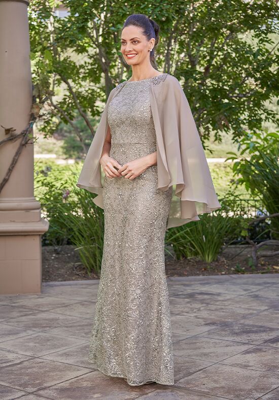 Jade Couture Mother of the Bride by Jasmine K258023 Champagne Mother Of The Bride Dress - 1