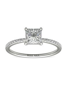 Blue Nile Princess Cut Engagement Ring