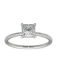 Blue Nile Princess Cut Engagement Ring