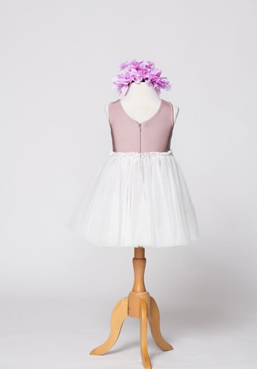 Bari Jay Flower Girls F0222 Purple Flower Girl Dress and Ring Bearer Outfit - 2