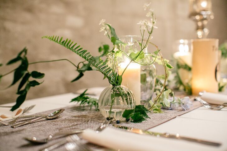 Wispy Fern Centerpieces