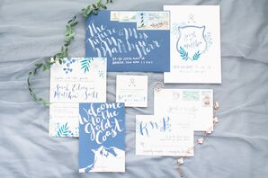 Blue and White Nautical Stationery Suite