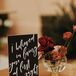 Modern, Edgy Black-and-White Wedding Sign