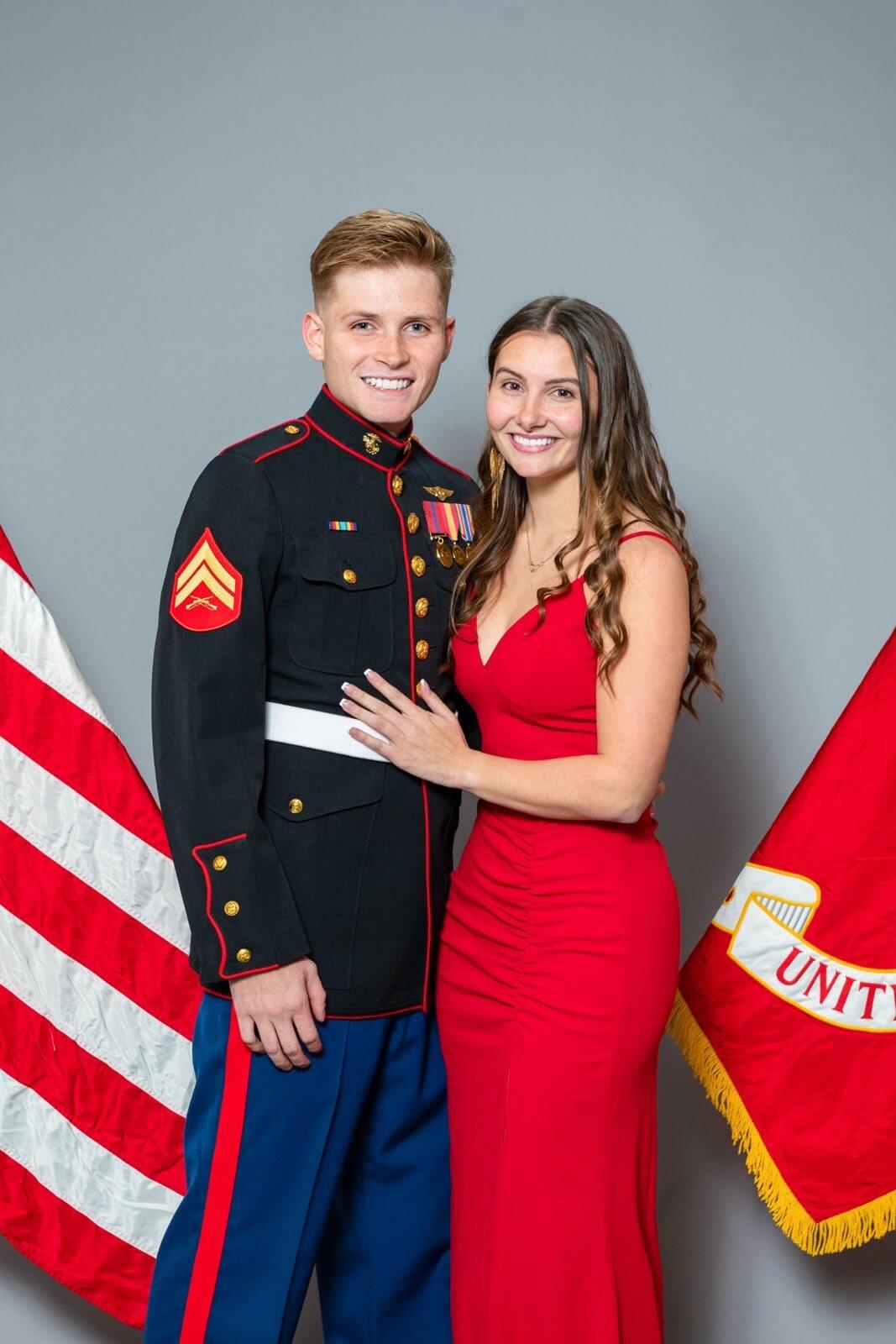 First Marine Corps Ball. 
On November 4th, we became an official couple! 