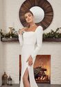 Le Blanc LE111 Charlene Fit-and-Flare Wedding Dress - thumbnail - 5