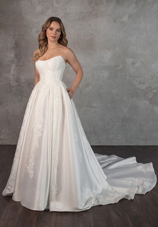 Essense of Australia D4265 Ball Gown Wedding Dress - 7