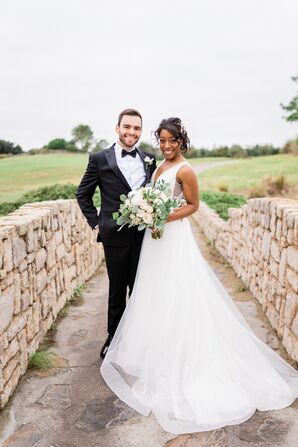 Bride and Groom Portraits at the Royal Crest Room in St. Cloud, Florida