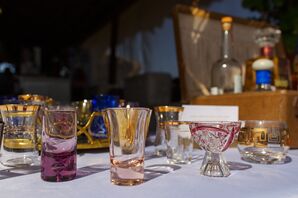 Vintage Shot Glass Wedding Favors