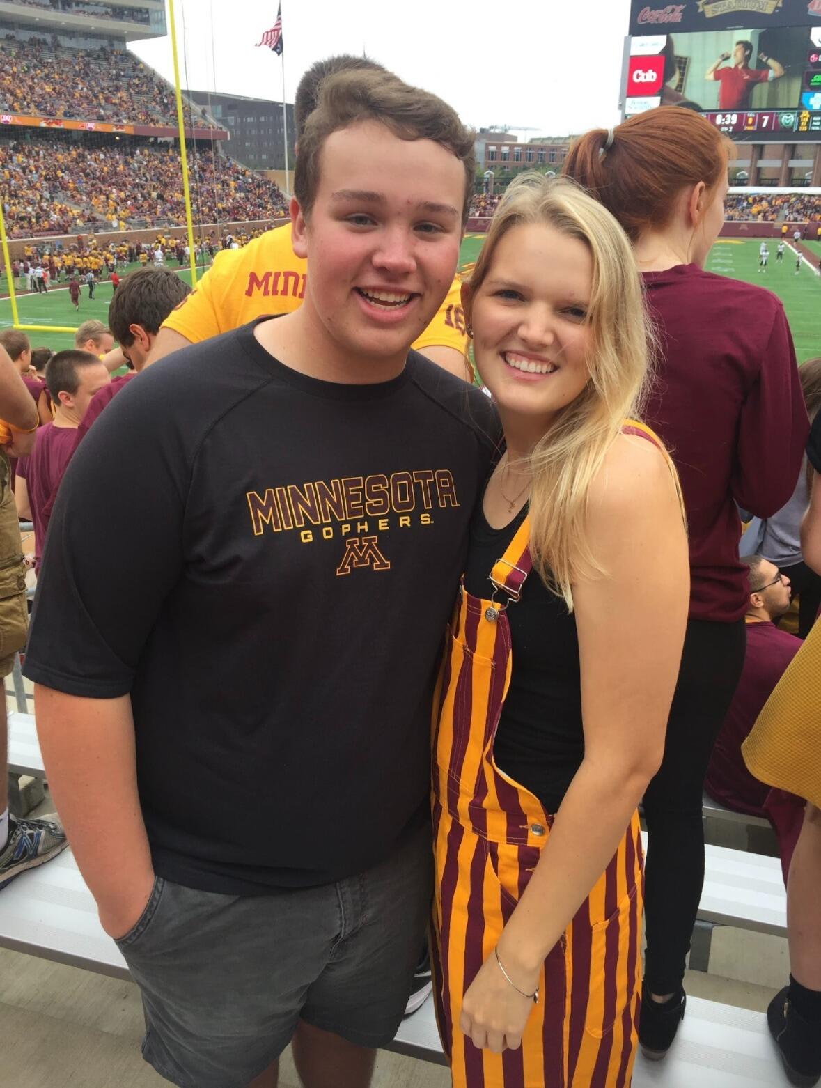 Excited to start visiting each other at college!