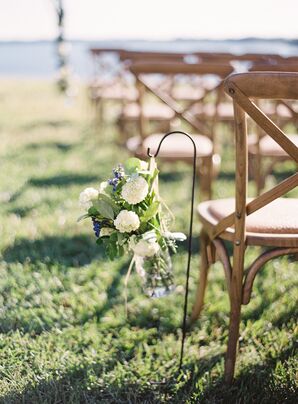 Mason Jar Aisle Decor