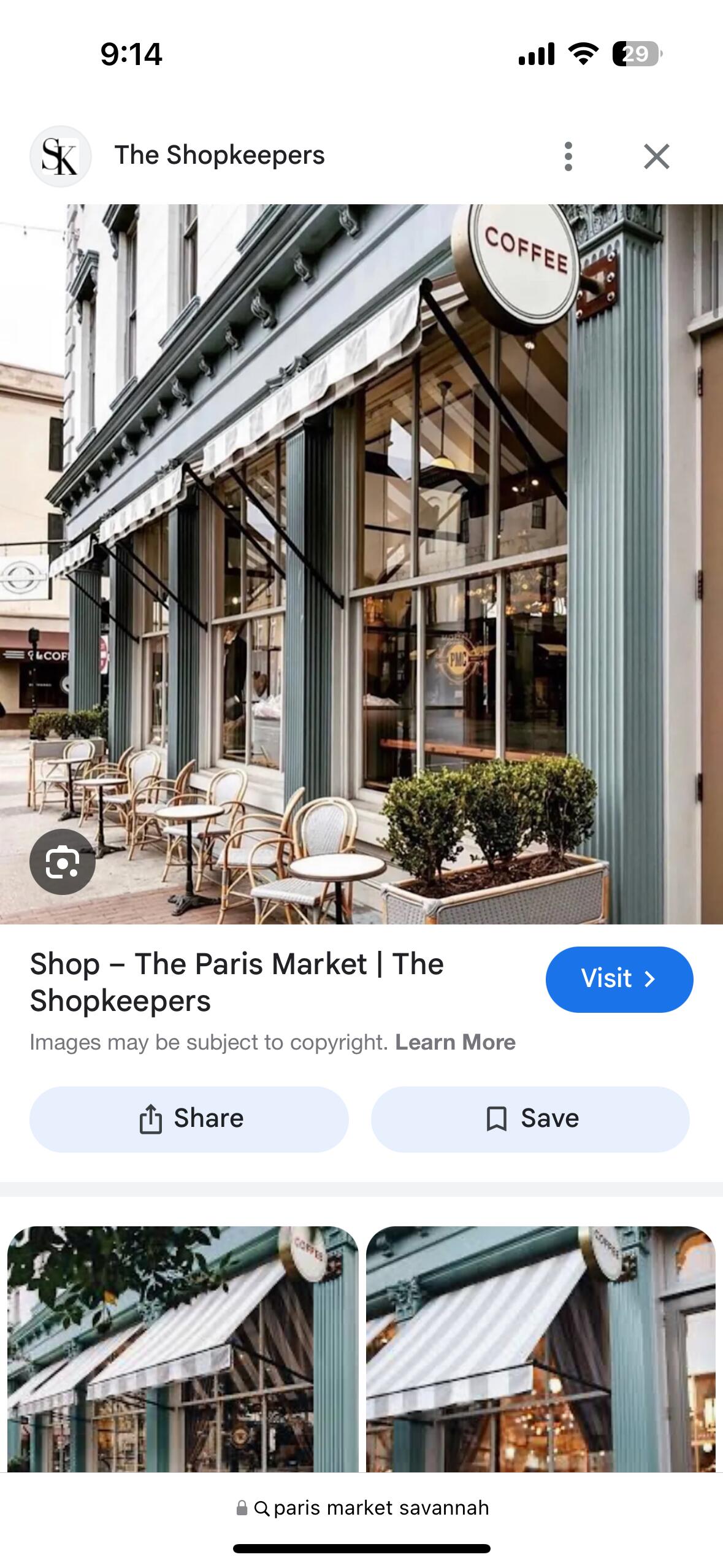 Picture of The Paris Market, Savannah