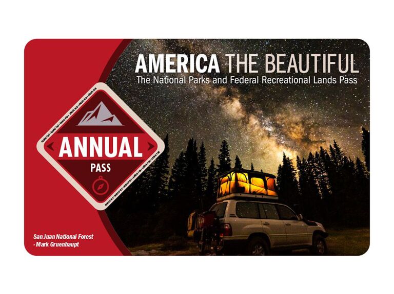 America The Beautiful National Parks Pass gift for husband