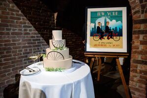 Bicycle-Themed Wedding Cake in New York