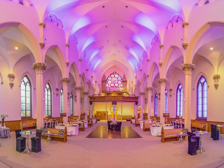Church wedding venue in Lewiston, Maine.