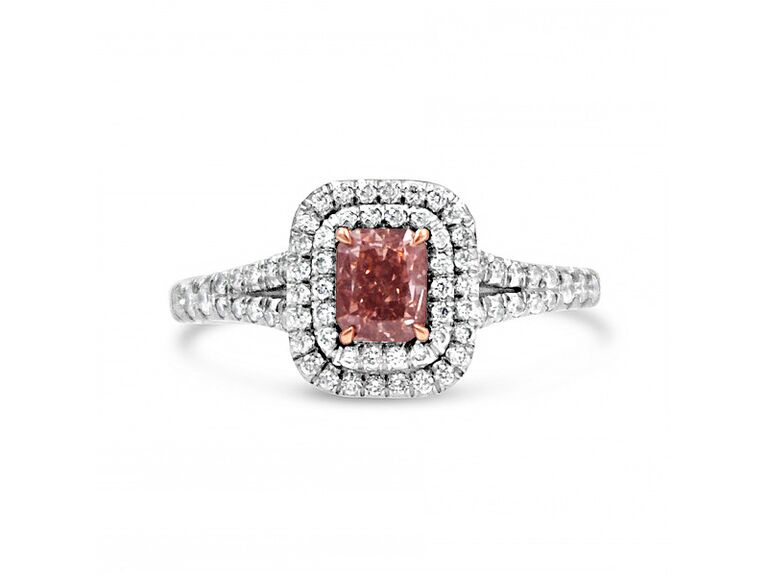J.R. Dunn pink diamond ring in platinum