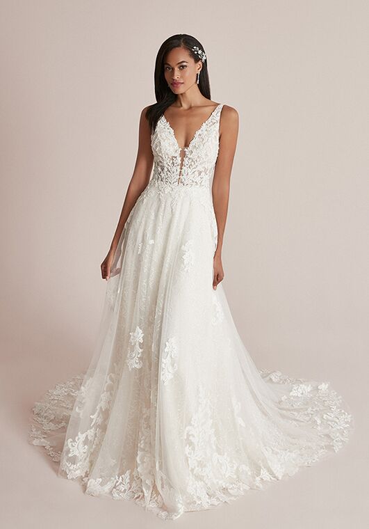 Justin Alexander Catalina A-Line Wedding Dress - 4