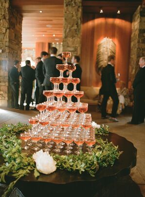 Champagne Tower Centerpiece