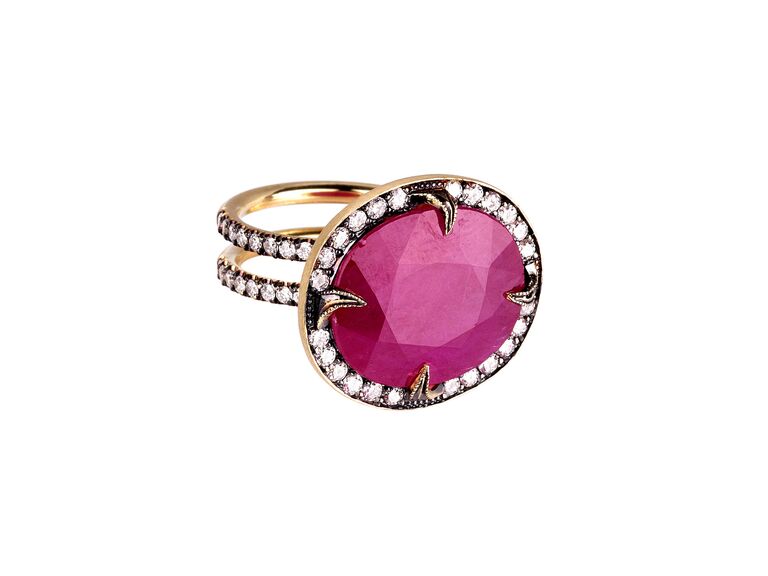 ruby engagement ring