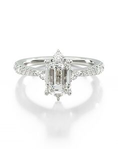 James Allen Emerald Cut Engagement Ring