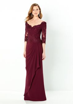 Montage by Mon Cheri 220942 Red Mother Of The Bride Dress