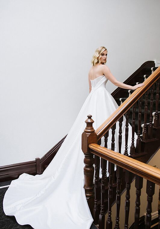 Essense of Australia D3320 Ball Gown Wedding Dress - 7