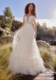 Beloved by Casablanca Bridal BL416-1 Cruz A-Line Wedding Dress