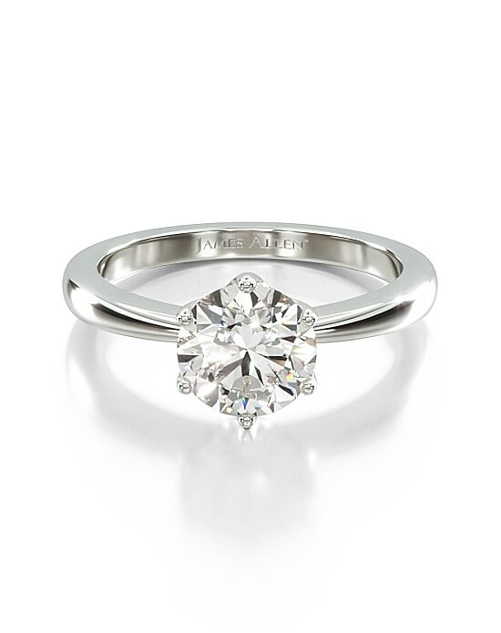 James Allen Round Cut Engagement Ring - 1