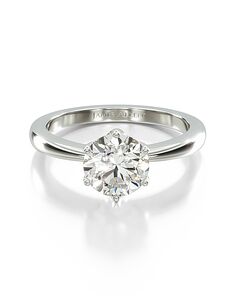 James Allen Round Cut Engagement Ring