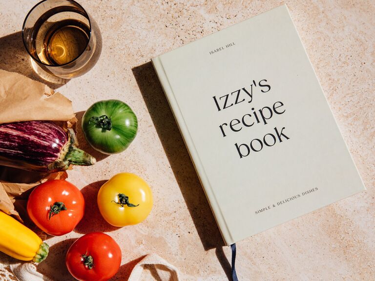 recipe book paper anniversary gifts
