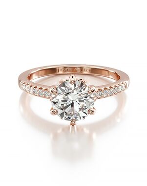 James Allen Round Cut Engagement Ring