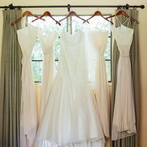 Bride and Bridesmaid Attire