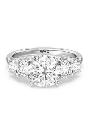 With Clarity Radiant, Round, Oval Cut Engagement Ring