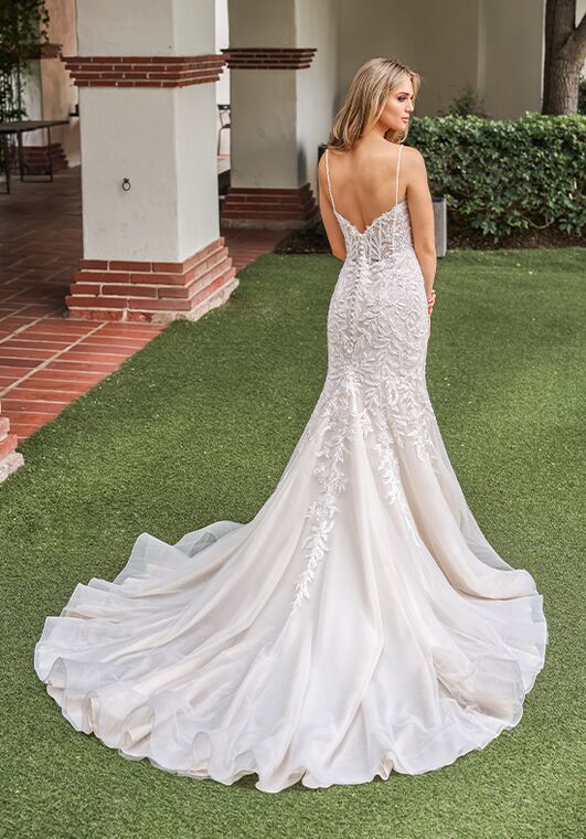 Jasmine Couture Yvette Fit-and-Flare Wedding Dress - 2