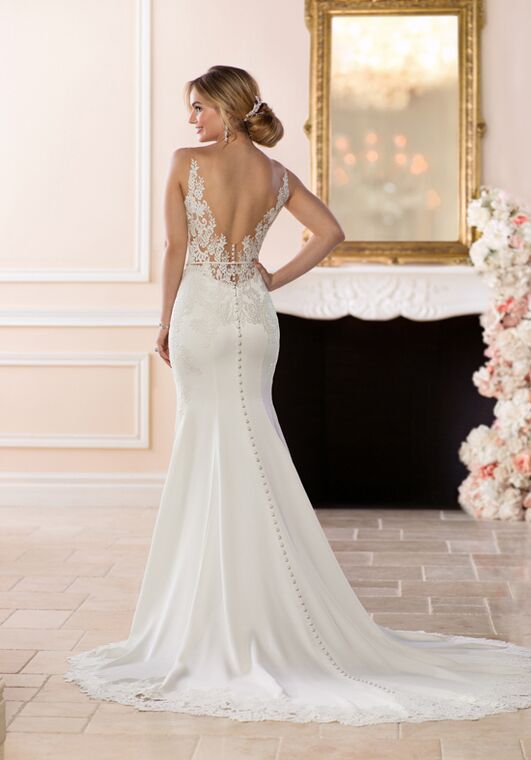 Stella York 6648 Fit-and-Flare Wedding Dress - 4