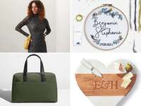 Wedding planning gifts collage