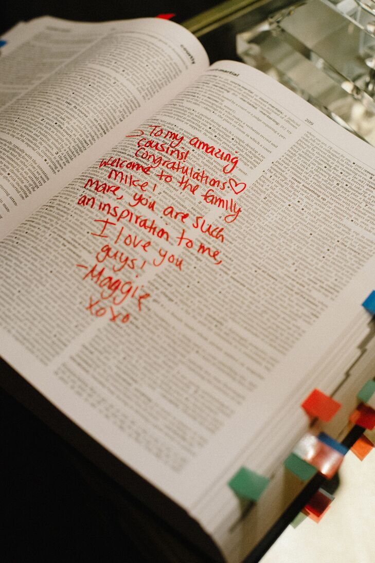 Dictionary Guest Book