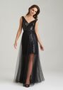 Allure Bridesmaids 1470 V-Neck Bridesmaid Dress - thumbnail - 4