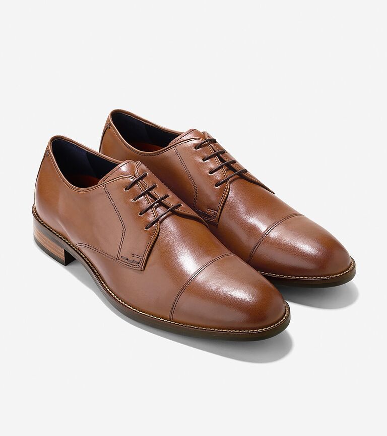 brown leather oxfords